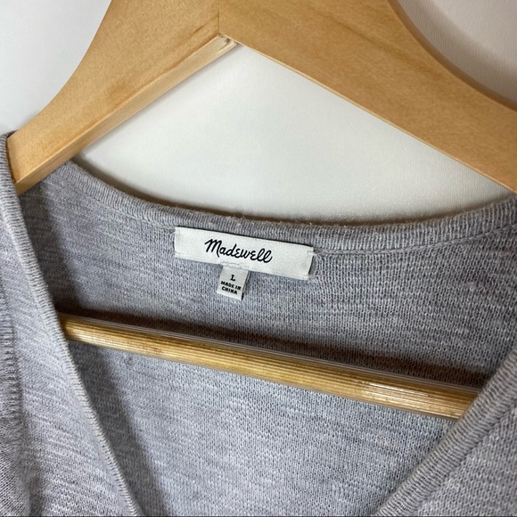 MADEWELL Heavy Knit Ruffle Sweater Tank - Picture 3 of 7